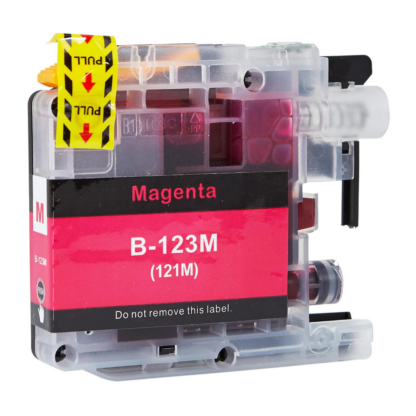 Brother LC123M magenta analoogtint 600lk